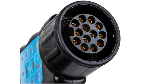 13pinový tester 12V zásuvek pro přívěsy, zemědělský obchod Kamar