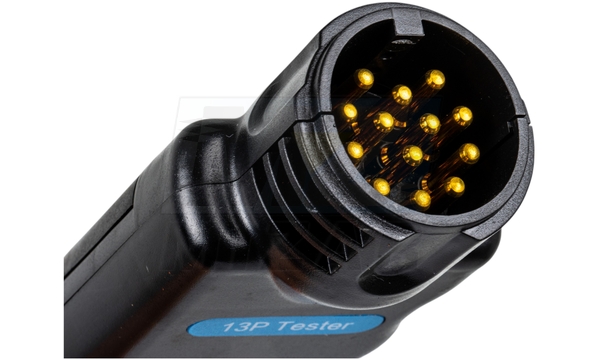 13pinový tester 12V zásuvek pro přívěsy, náhradní díly pro traktory Kamar