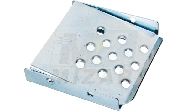 Jednoduchý skládací boční schůdek z pozinkované oceli 160x150 mm