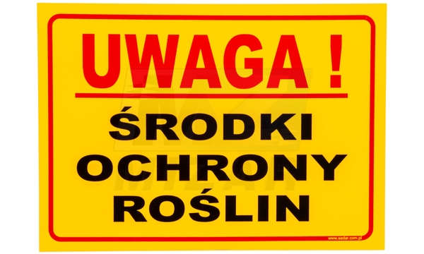 Skladová deska na ochranu rostlin 35x25cm PVC