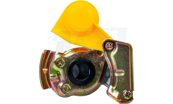Pneumatický konektor M16x1,5 žlutý, tvrdý, bez ventilu - MAN, SCANIA (81512206038)