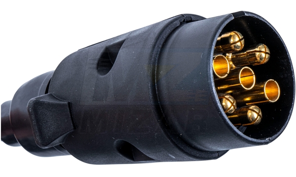 Spirálový kabel 7 pinů 7V / 12V délka 5m
