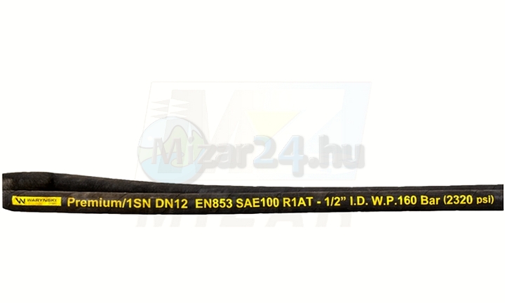 Závit hydraulické hadice M22x1,5 přímá L-1600mm 16MPa DN12-1SN Troll Waryński