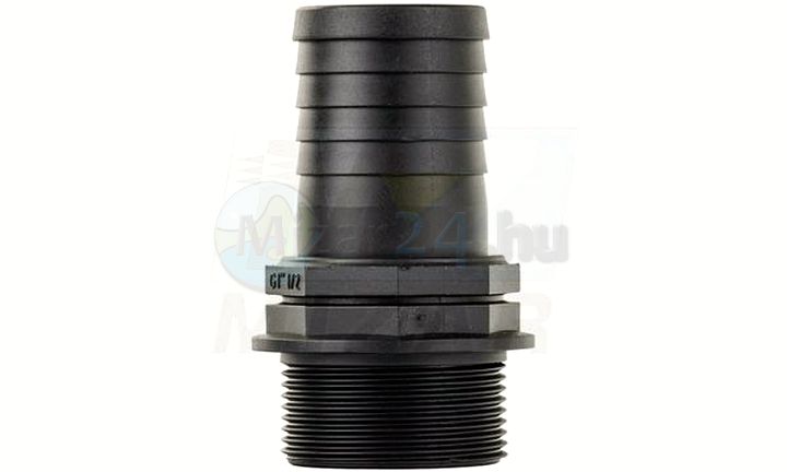 Hadicová prípojka 40mm GW 1 1/2 BSP, pevná konštrukcia.