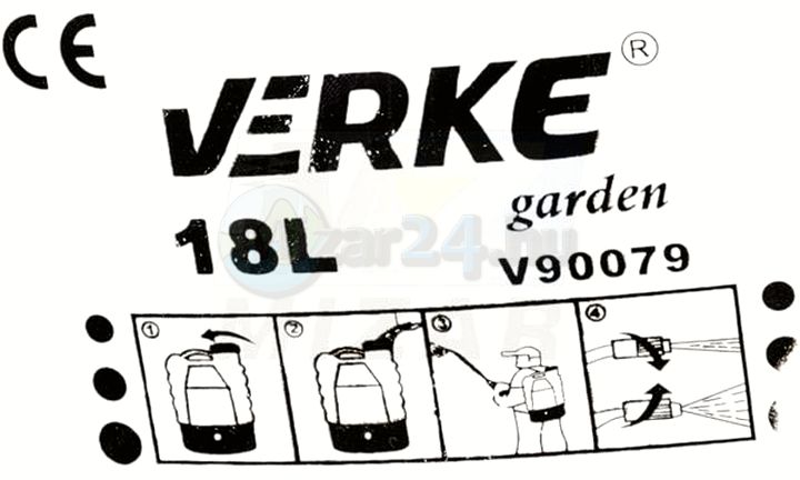 Batohový postrekovač Verke 18l