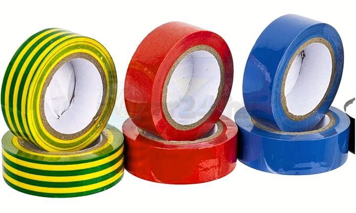 Izolačná páska 10m 19mm mix farieb sada 10 ks. Geko shop MIZAR druhý život pre vaše stroje