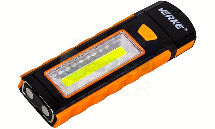 LED dílenské svítidlo s magnetickou základnou 160+50lm VERKE