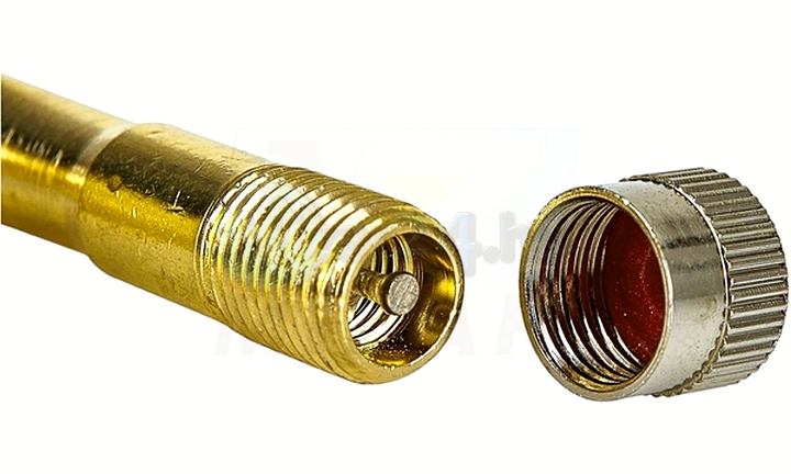 Mosadzný 8mm uhlový čerpací nástavec Geko