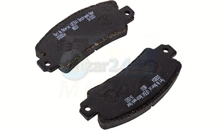 Brzdové destičky Merlo 109x44mm 049614