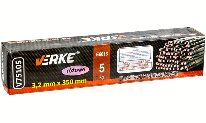 Zváracie elektródy 3,2x350mm 5kg Verke